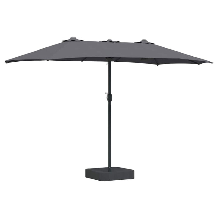 Parasol de Grădină Antracit 385 x 209 x 244 cm țesătură - WALTI WALTI