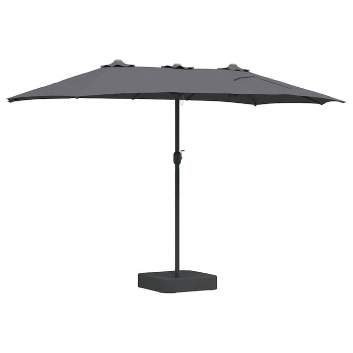 Parasol de Grădină Antracit 385 x 209 x 244 cm țesătură - WALTI WALTI
