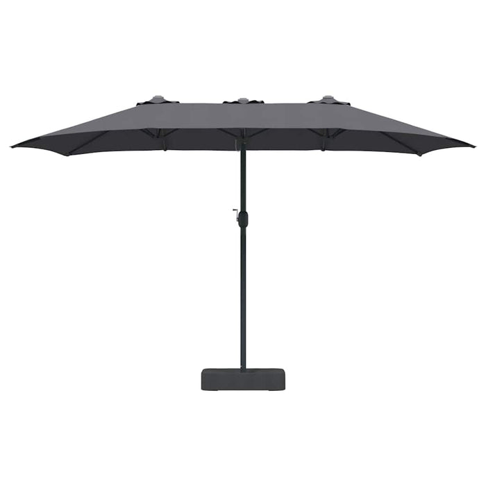 Parasol de Grădină Antracit 385 x 209 x 244 cm țesătură - WALTI WALTI