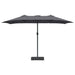 Parasol de Grădină Antracit 385 x 209 x 244 cm țesătură - WALTI WALTI