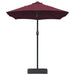 Parasol de Grădină Roșu bordo 385 x 209 x 244 cm țesătură - WALTI WALTI