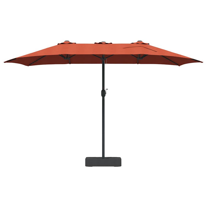 Parasol de Grădină Terracota 385 x 209 x 244 cm țesătură - WALTI WALTI