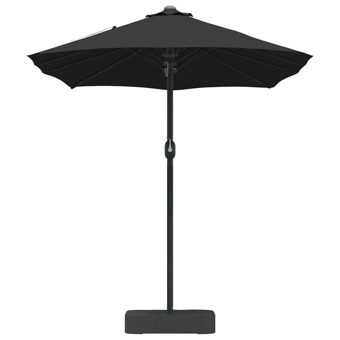 Parasol de Grădină Negru 385 x 209 x 244 cm țesătură - WALTI WALTI
