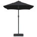 Parasol de Grădină Negru 385 x 209 x 244 cm țesătură - WALTI WALTI