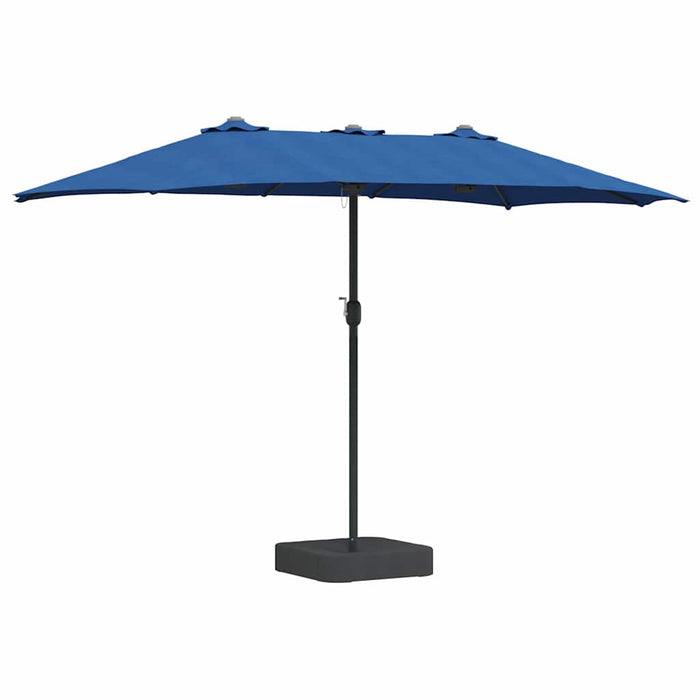 Parasol de Grădină albastru 385 x 209 x 244 cm țesătură - WALTI WALTI