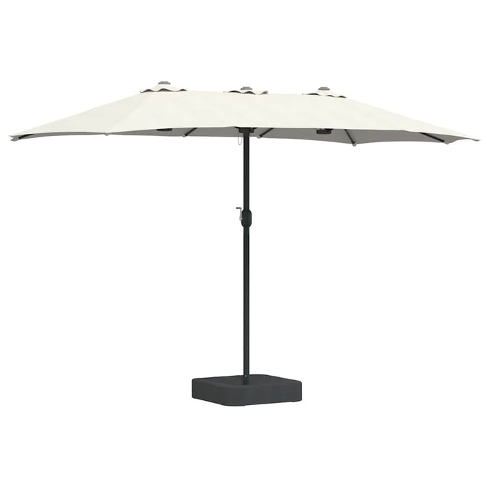 Parasol de Grădină Nisipiu 385 x 209 x 244 cm țesătură - WALTI WALTI