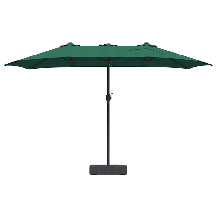 Parasol de Grădină Verde 385 x 209 x 244 cm țesătură - WALTI WALTI