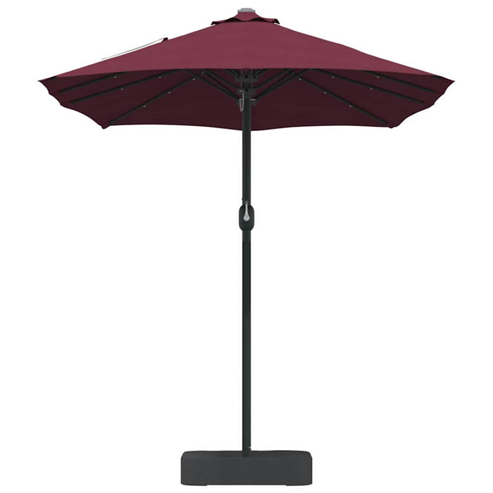 Parasol de Grădină Roșu bordo 385 x 209 x 244 cm țesătură - WALTI WALTI