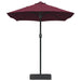 Parasol de Grădină Roșu bordo 385 x 209 x 244 cm țesătură - WALTI WALTI