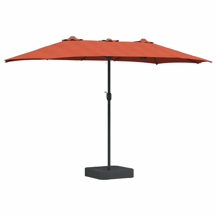 Parasol de Grădină Terracota 385 x 209 x 244 cm țesătură - WALTI WALTI