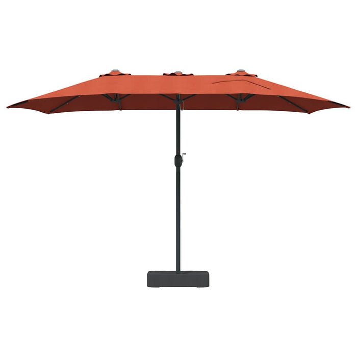 Parasol de Grădină Terracota 385 x 209 x 244 cm țesătură - WALTI WALTI