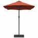 Parasol de Grădină Terracota 385 x 209 x 244 cm țesătură - WALTI WALTI