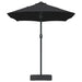 Parasol de Grădină Negru 385 x 209 x 244 cm țesătură - WALTI WALTI