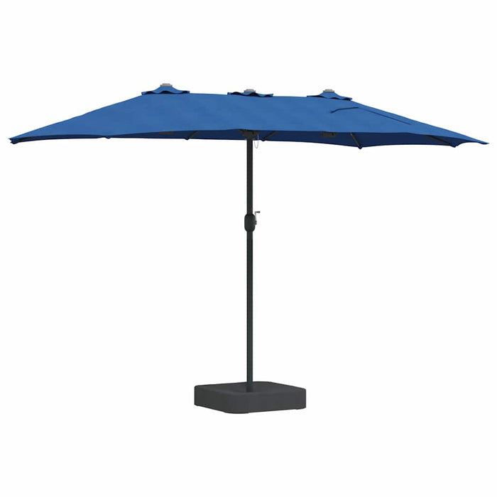 Parasol de Grădină albastru 385 x 209 x 244 cm țesătură - WALTI WALTI