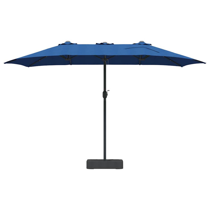 Parasol de Grădină albastru 385 x 209 x 244 cm țesătură - WALTI WALTI