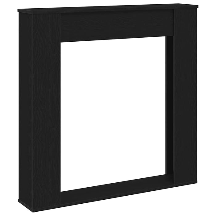 Ramă șemineu stejar negru 100x20x100 cm lemn prelucrat - WALTI WALTI