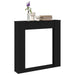 Ramă șemineu stejar negru 100x20x100 cm lemn prelucrat - WALTI WALTI