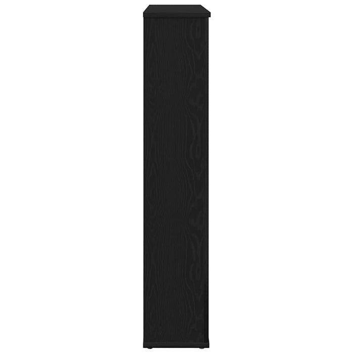 Ramă șemineu stejar negru 100x20x100 cm lemn prelucrat - WALTI WALTI