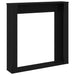 Ramă șemineu stejar negru 100x20x100 cm lemn prelucrat - WALTI WALTI