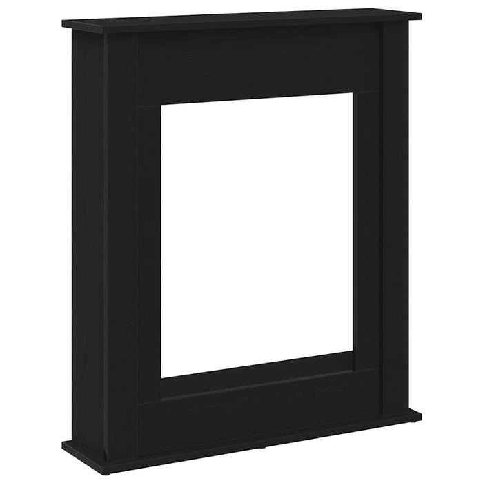 Ramă șemineu stejar negru 75x20x87,5 cm lemn prelucrat - WALTI WALTI