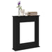 Ramă șemineu stejar negru 75x20x87,5 cm lemn prelucrat - WALTI WALTI