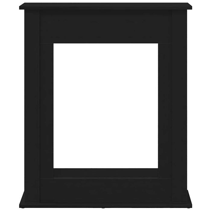 Ramă șemineu stejar negru 75x20x87,5 cm lemn prelucrat - WALTI WALTI
