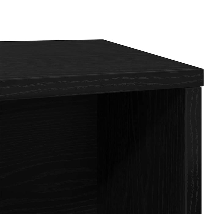 Litiera pentru pisici, împrejmuire, stejar negru, 60x40x40 cm, lemn stratificat - WALTI WALTI