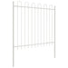 Gard de Grădină 2 pcs Alb 3,4 x 1,2 m Oțel acoperit cu pulbere - WALTI WALTI