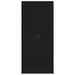Dulap pentru pantofi Negru 80 x 35.5 x 180 cm Lemn compozit - WALTI WALTI