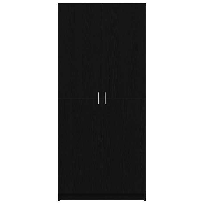 Dulap cu raft Stejar Negru 80 x 50,5 x 180 cm Lemn compozit - WALTI WALTI