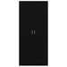 Dulap cu raft Stejar Negru 80 x 50,5 x 180 cm Lemn compozit - WALTI WALTI