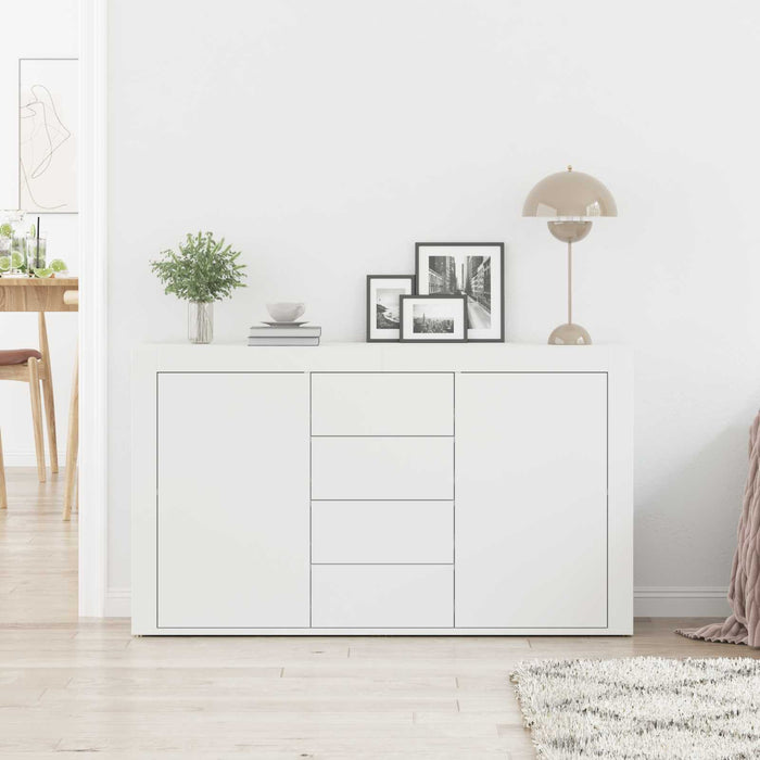 Bufet cu sertar Alb 120 x 36 x 69 cm Lemn compozit WALTI