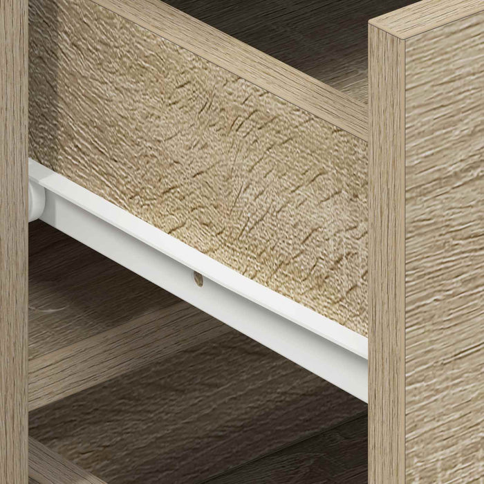 Bufet cu sertar Stejar Sonoma 120 x 36 x 69 cm Lemn compozit WALTI