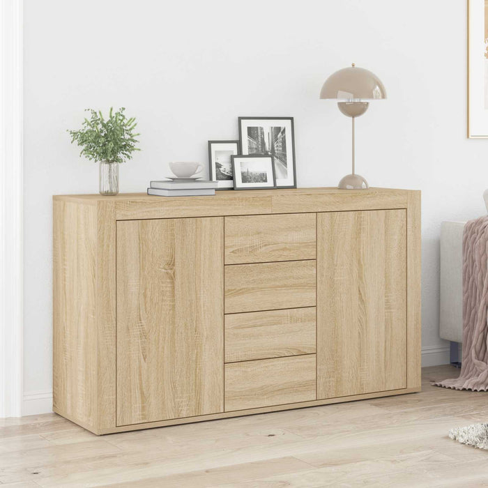 Bufet cu sertar Stejar Sonoma 120 x 36 x 69 cm Lemn compozit WALTI