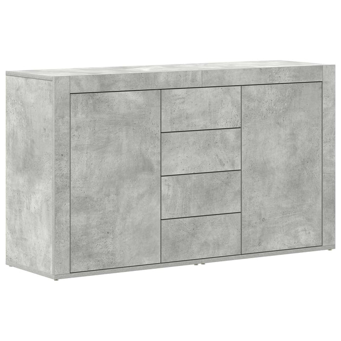 Bufet cu sertar Gri din beton 120 x 36 x 69 cm Lemn compozit WALTI