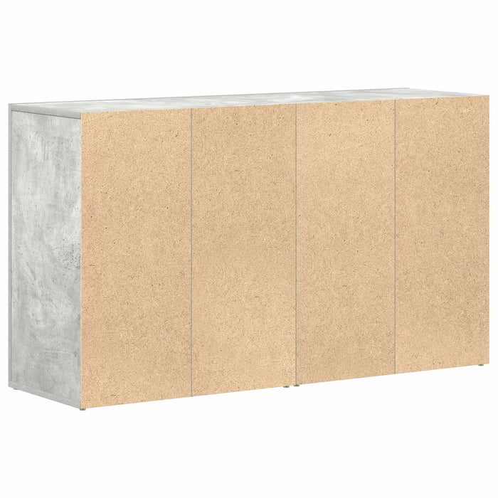 Bufet cu sertar Gri din beton 120 x 36 x 69 cm Lemn compozit WALTI