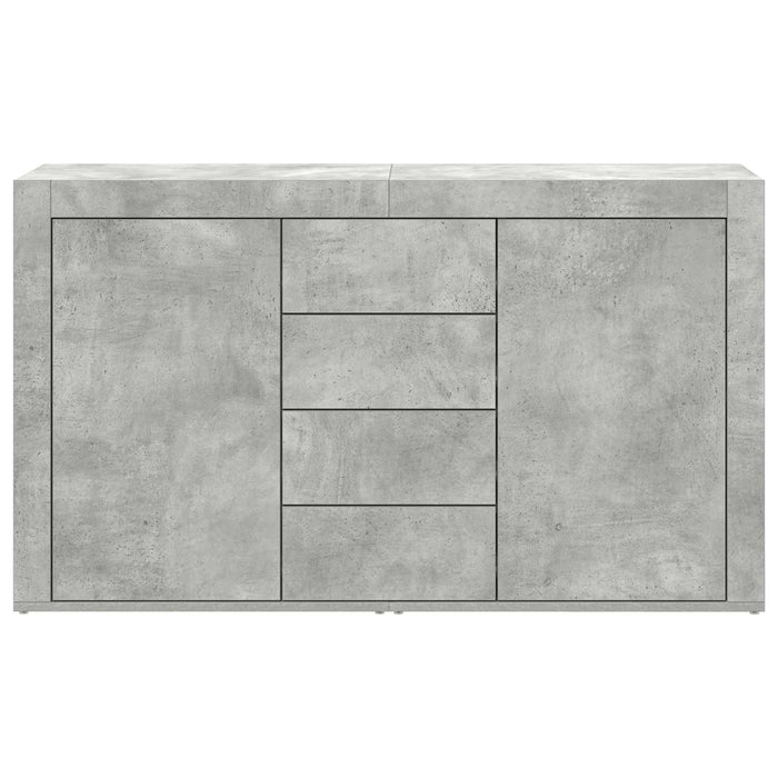 Bufet cu sertar Gri din beton 120 x 36 x 69 cm Lemn compozit WALTI