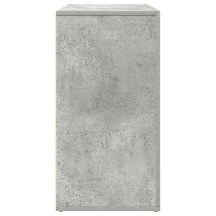 Bufet cu sertar Gri din beton 120 x 36 x 69 cm Lemn compozit WALTI
