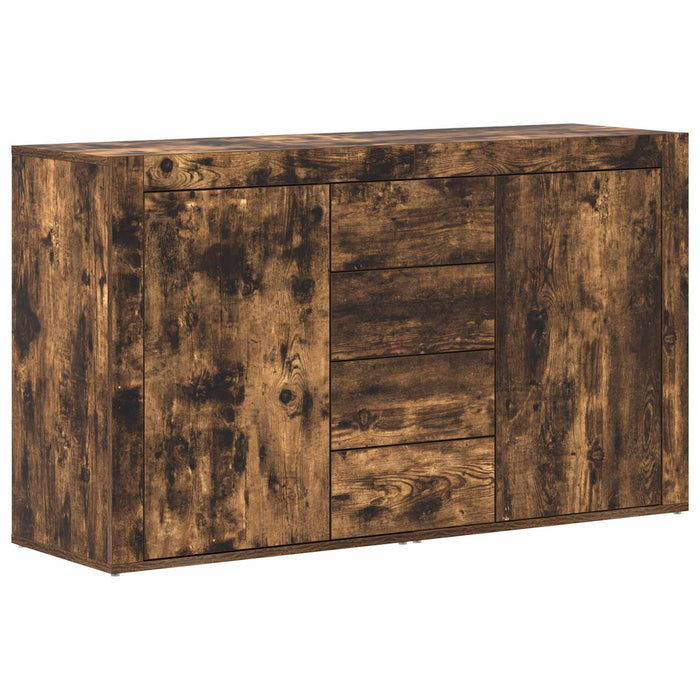 Bufet cu sertar Stejar fumuriu 120 x 36 x 69 cm Lemn compozit - WALTI WALTI