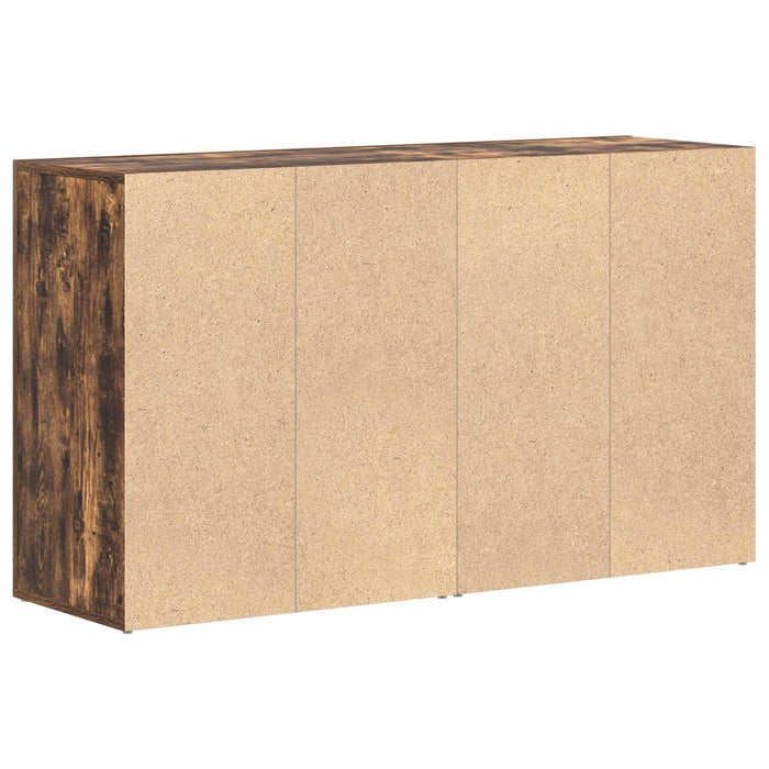 Bufet cu sertar Stejar fumuriu 120 x 36 x 69 cm Lemn compozit - WALTI WALTI