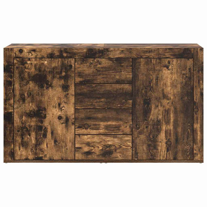 Bufet cu sertar Stejar fumuriu 120 x 36 x 69 cm Lemn compozit - WALTI WALTI