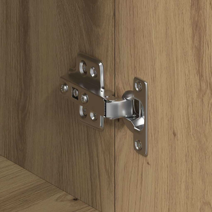 Bufet cu sertar Stejar Artizanal 120 x 36 x 69 cm Lemn compozit - WALTI WALTI