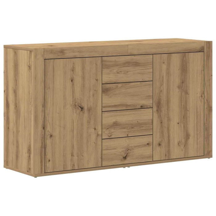 Bufet cu sertar Stejar Artizanal 120 x 36 x 69 cm Lemn compozit - WALTI WALTI