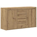 Bufet cu sertar Stejar Artizanal 120 x 36 x 69 cm Lemn compozit - WALTI WALTI
