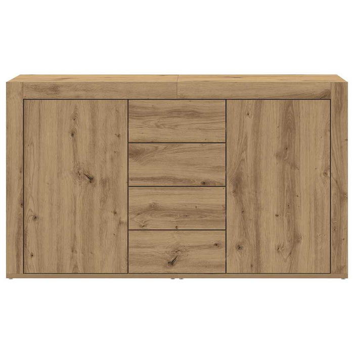 Bufet cu sertar Stejar Artizanal 120 x 36 x 69 cm Lemn compozit - WALTI WALTI
