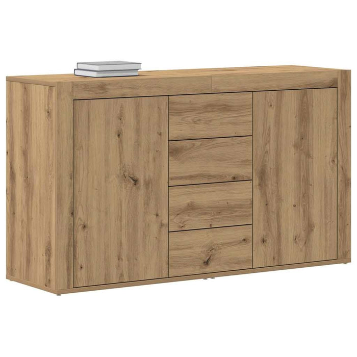 Bufet cu sertar Stejar Artizanal 120 x 36 x 69 cm Lemn compozit - WALTI WALTI