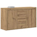 Bufet cu sertar Stejar Artizanal 120 x 36 x 69 cm Lemn compozit - WALTI WALTI