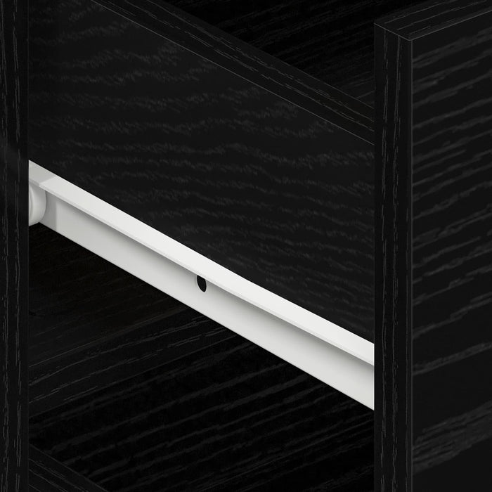 Bufet cu sertar Stejar Negru 120 x 36 x 69 cm Lemn compozit WALTI