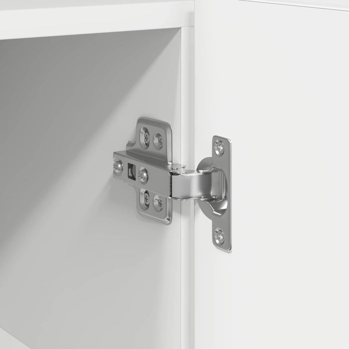 Bufet cu lumini cu bandă LED Alb 116 x 30 x 75 cm Lemn compozit WALTI