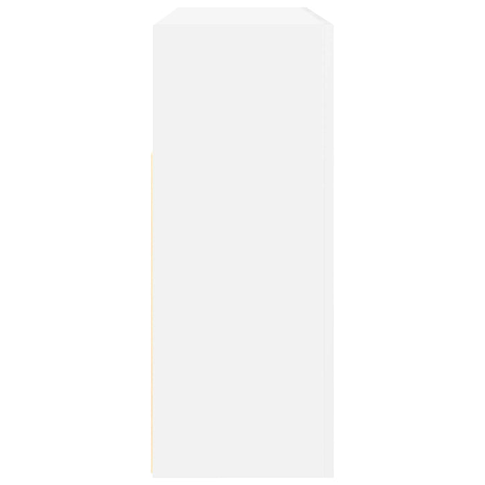 Bufet cu lumini cu bandă LED Alb 116 x 30 x 75 cm Lemn compozit WALTI